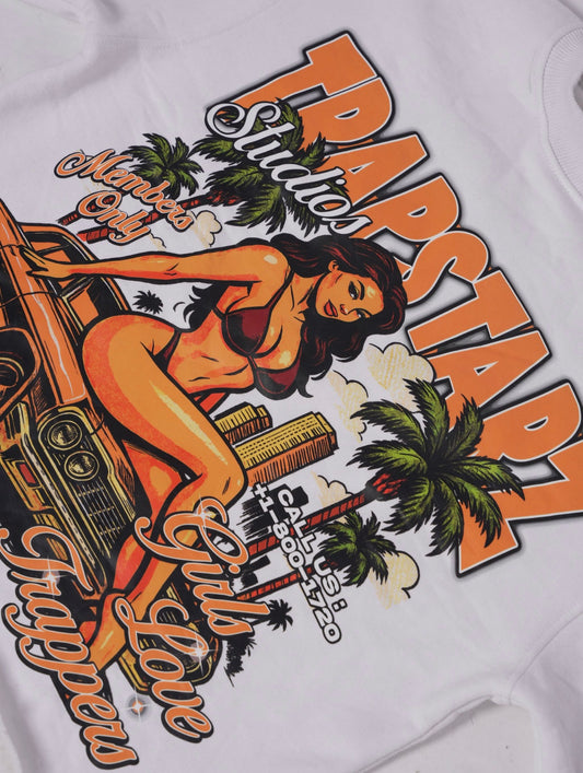 Orange Boxy Tee