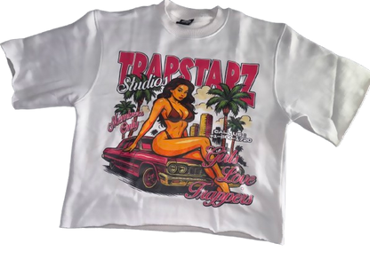 Pink Boxy Tee