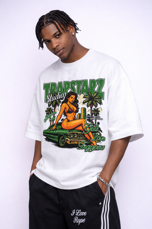 Green Boxy Tee