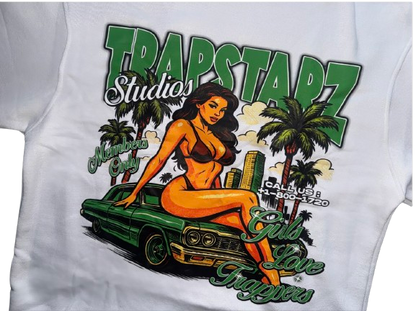Green Boxy Tee